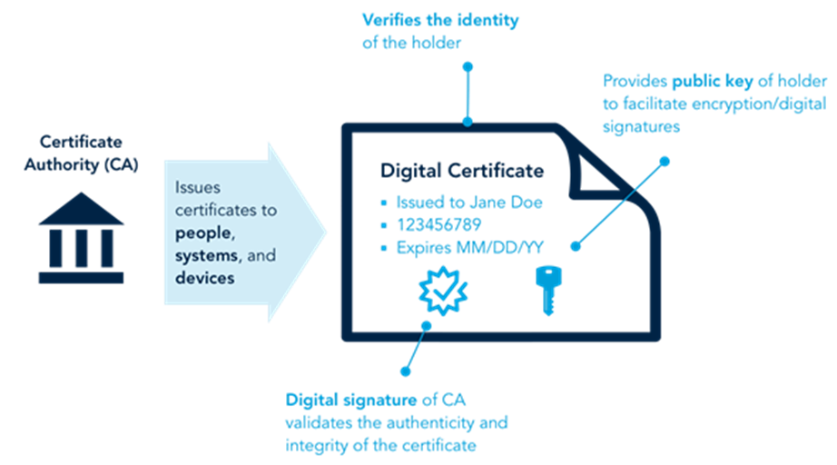 Digital certificates